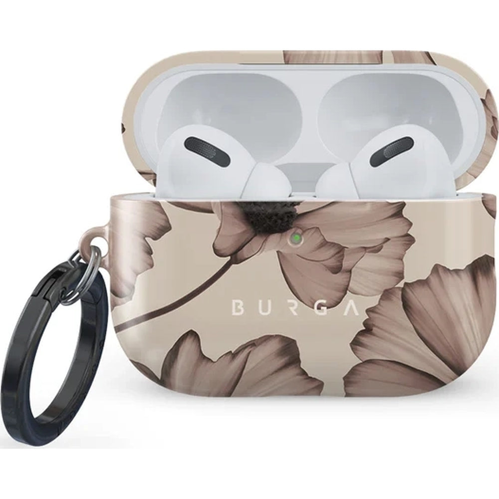 Schutzhülle für AirPods Pro 3, Burga Barely Yours, Beige mit Blumenmuster