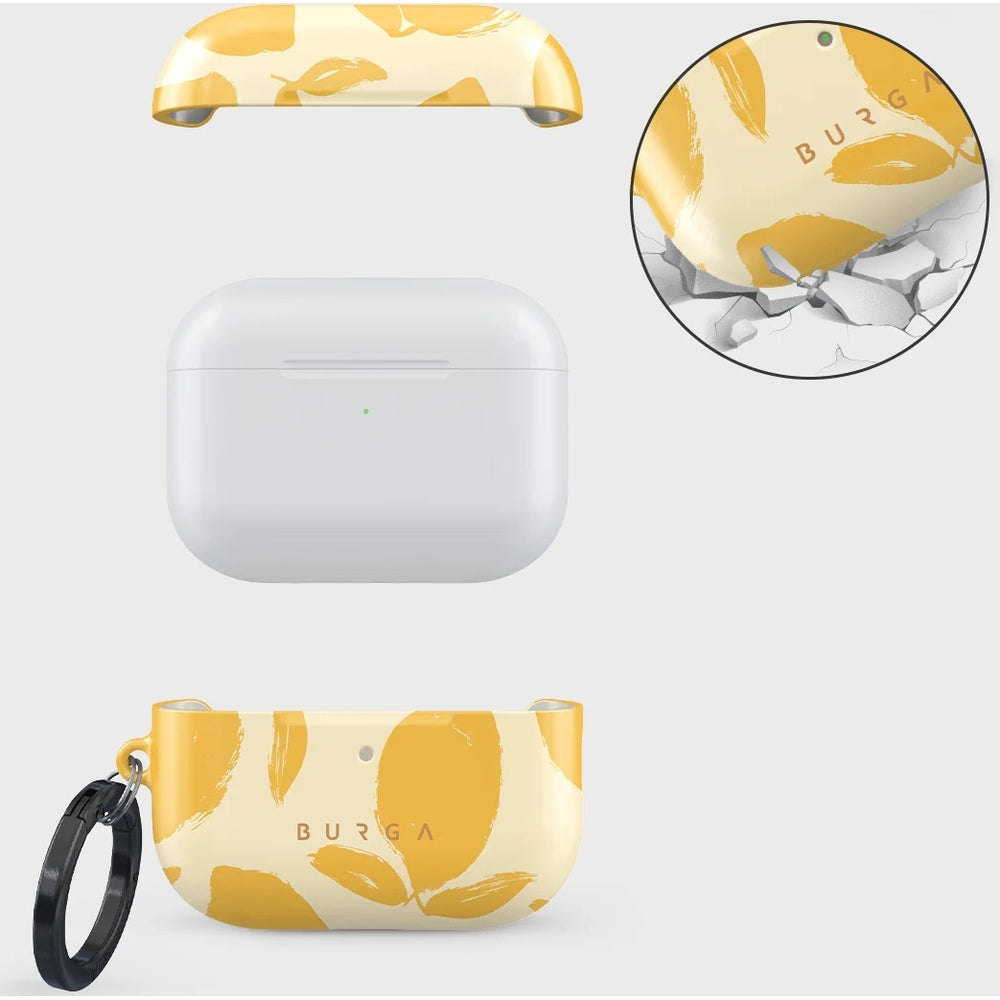 Schutzhülle für AirPods Pro 3, Burga Lemon Tart, Gelb mit Zitronenmuster