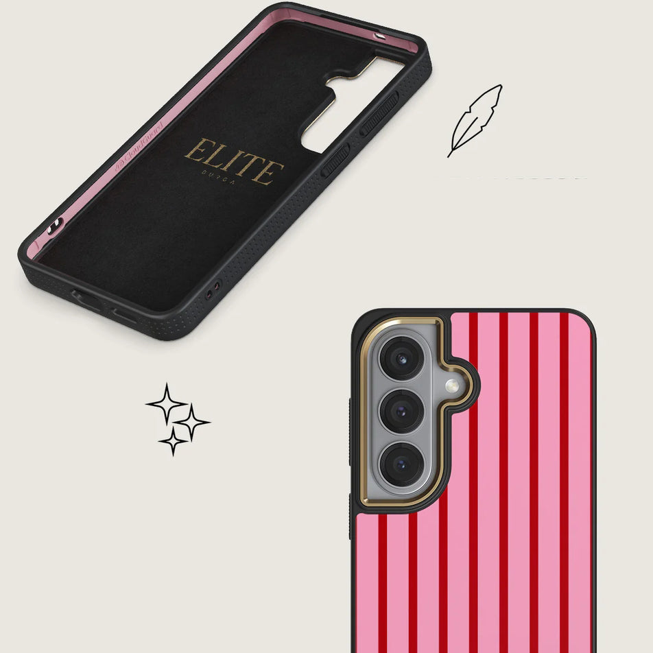 Handyhülle für Galaxy S26, Burga Elite Dark MagSafe, Favorite Bikini Gold
