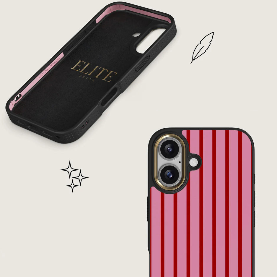 Handyhülle für iPhone 17, Burga Elite Dark MagSafe, Favorite Bikini Gold