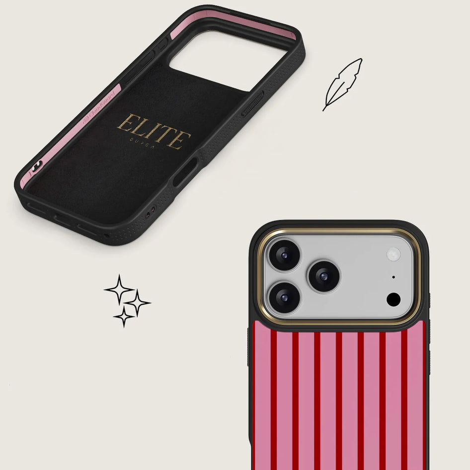 Handyhülle für iPhone 17 Pro Max, Burga Elite Dark MagSafe, Favorite Bikini Gold