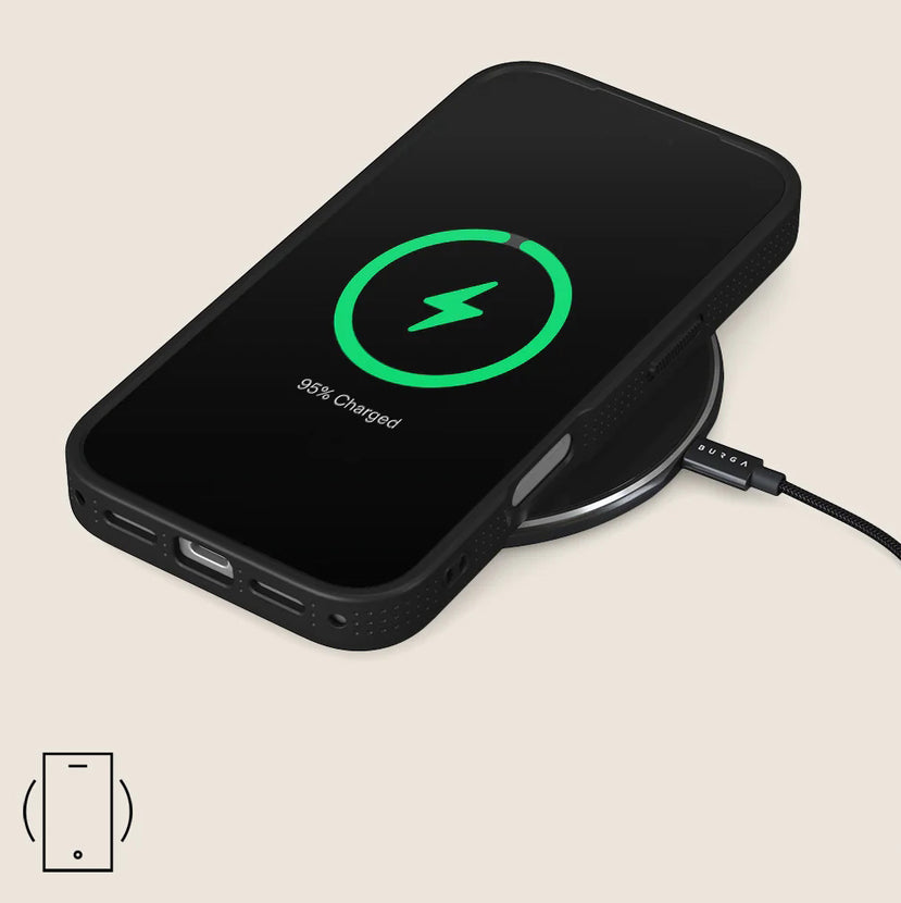 Handyhülle für iPhone 17 Pro, Burga Elite Dark MagSafe, Favorite Bikini Gunmetal