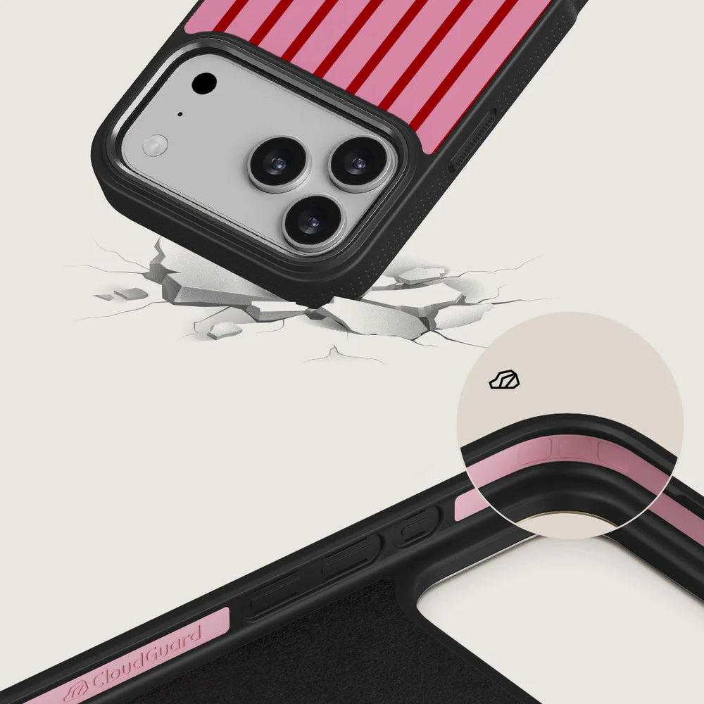 Handyhülle für iPhone 17 Pro Max, Burga Elite Dark MagSafe, Favorite Bikini Gunmetal