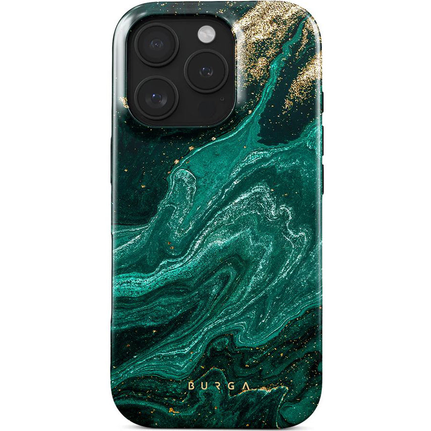 Handyhülle für iPhone 16 Pro Max, Burga Emerald Pool Tough Magnetic, Mehrfarbig marine