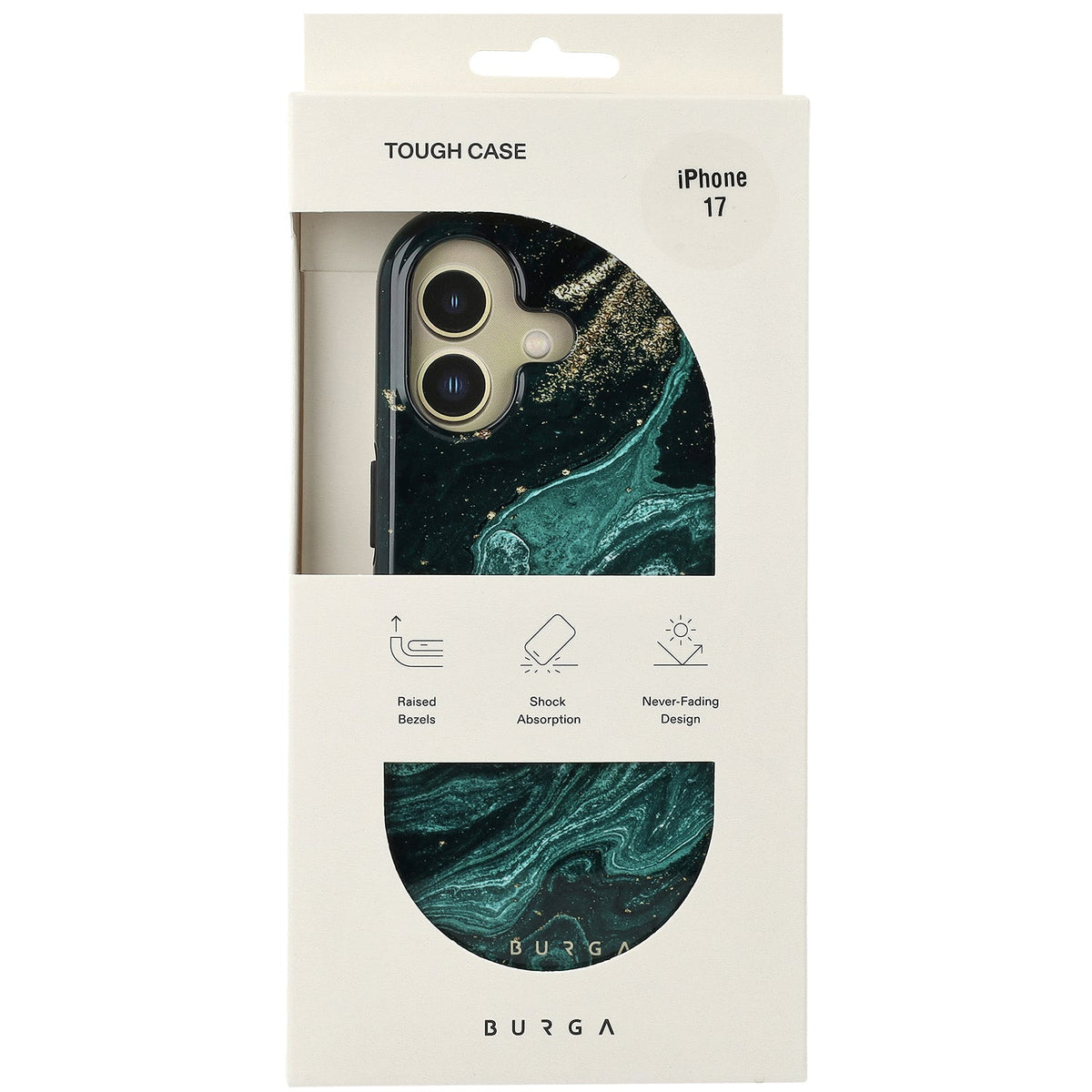 Handyhülle für iPhone 17, Burga Emerald Pool Tough Magnetic, Mehrfarbig marine