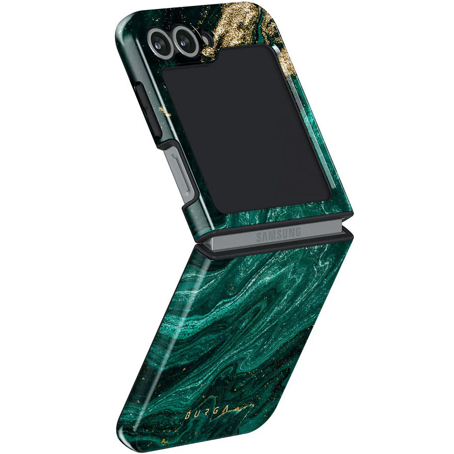 Handyhülle für Galaxy Z Flip7 FE / Z Flip6, Burga Emerald Pool Tough, Mehrfarbig Marine