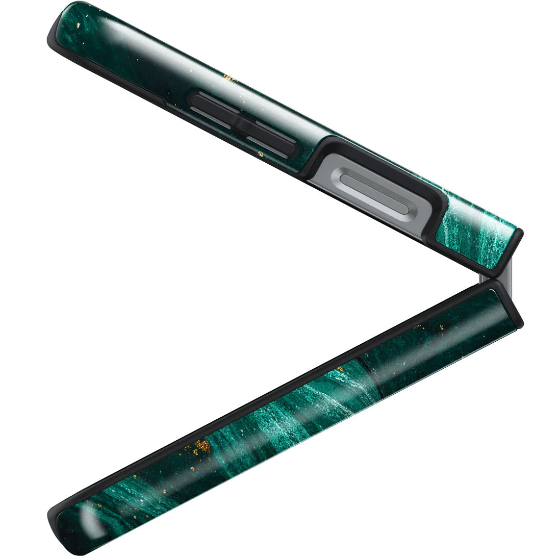 Handyhülle für Galaxy Z Flip7 FE / Z Flip6, Burga Emerald Pool Tough, Mehrfarbig Marine