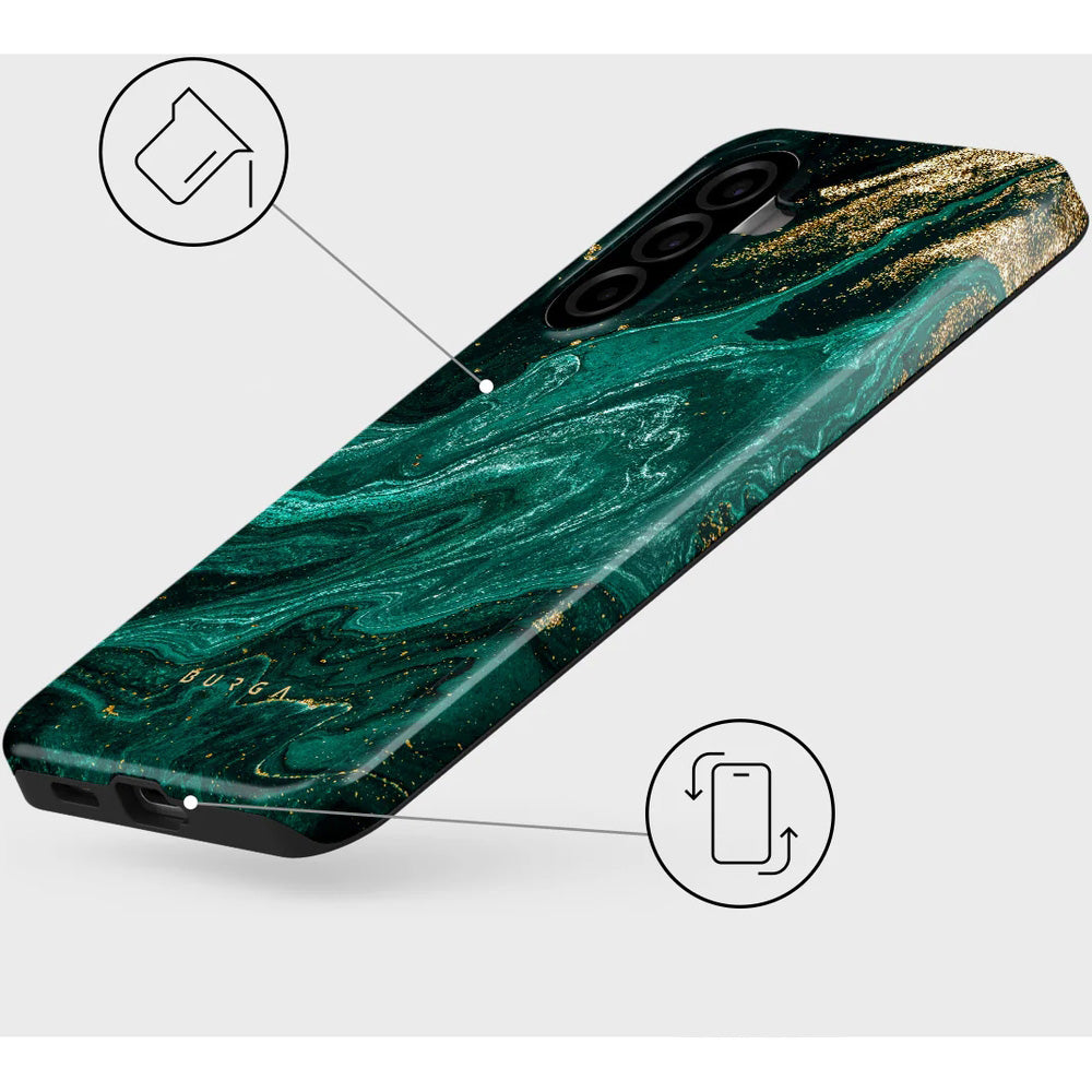 Handyhülle für Galaxy A57 5G, Burga Tough, Emerald Pool