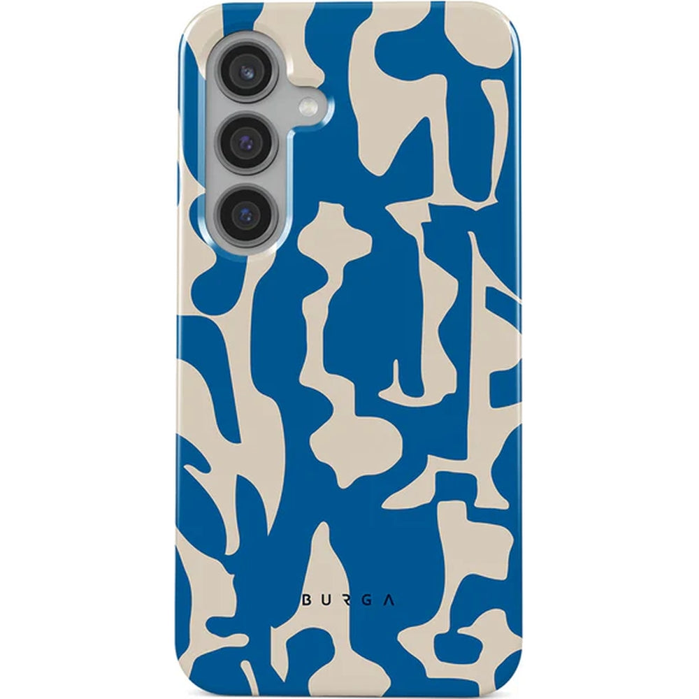 Handyhülle für Galaxy S24 Plus, Burga Mirage Tough, Beige und Blau