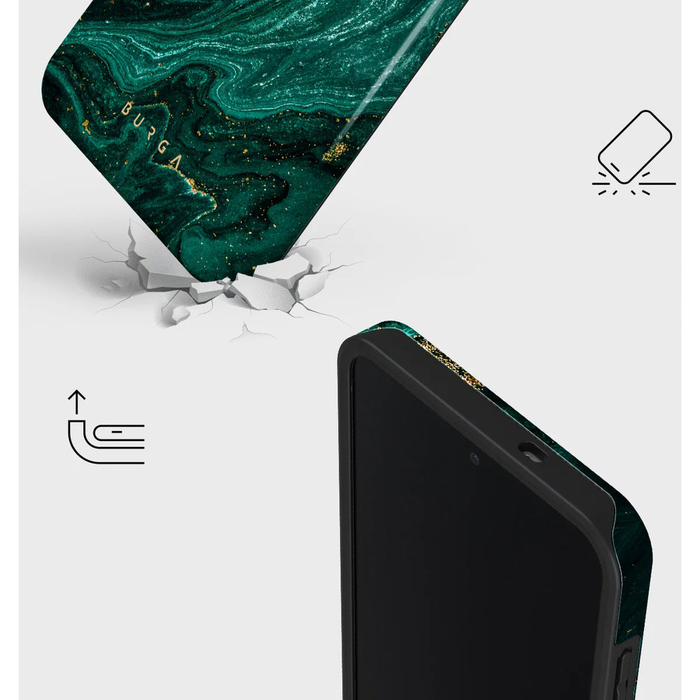 Handyhülle für Galaxy S25 FE, Burga Tough, Emerald Pool