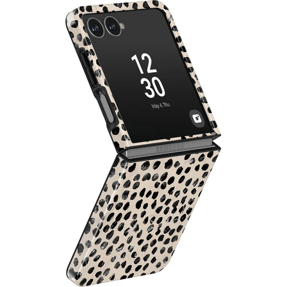 Handyhülle für Galaxy Z Flip7, Burga Tough, Almond Latte