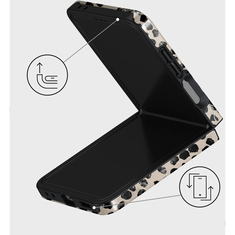 Handyhülle für Galaxy Z Flip7, Burga Tough, Almond Latte