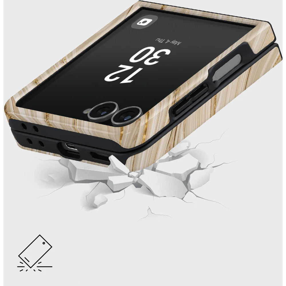 Handyhülle für Galaxy Z Flip7, Burga Tough, Full Glam