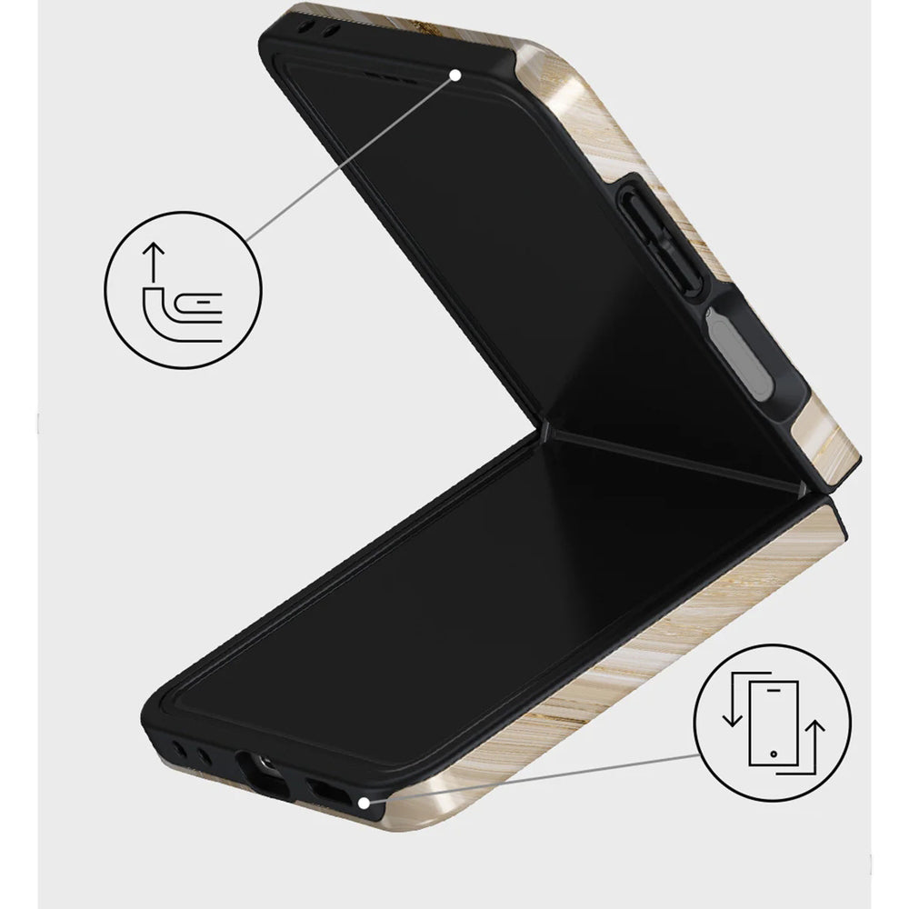 Handyhülle für Galaxy Z Flip7, Burga Tough, Full Glam