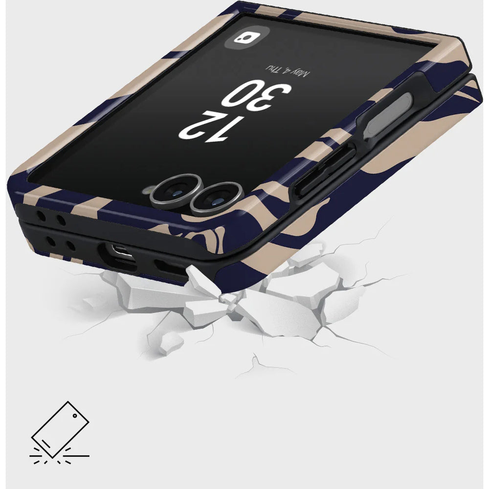Handyhülle für Galaxy Z Flip7, Burga Tough, Vigilant