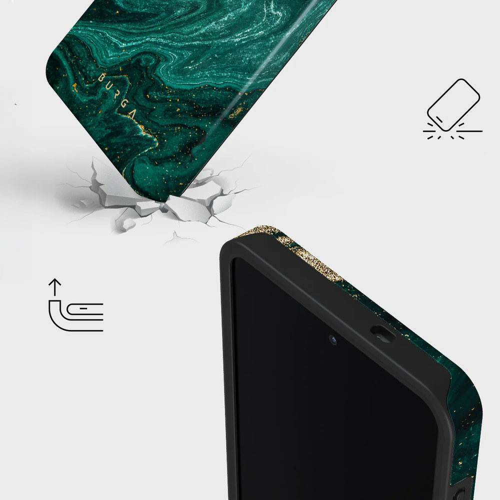 Handyhülle für Galaxy S26, Burga Tough Magnetic, Emerald Pool