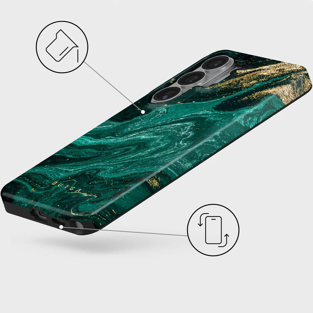 Handyhülle für Galaxy S26 Ultra, Burga Tough Magnetic, Emerald Pool