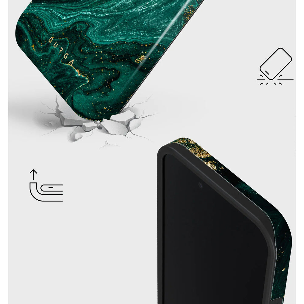 Handyhülle für iPhone 17e, Burga Tough Magnetic, Emerald Pool