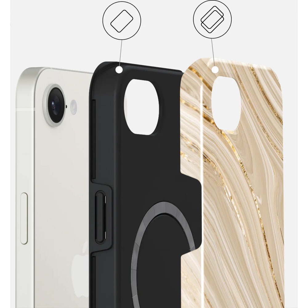 Handyhülle für iPhone 17e, Burga Tough Magnetic, Full Glam
