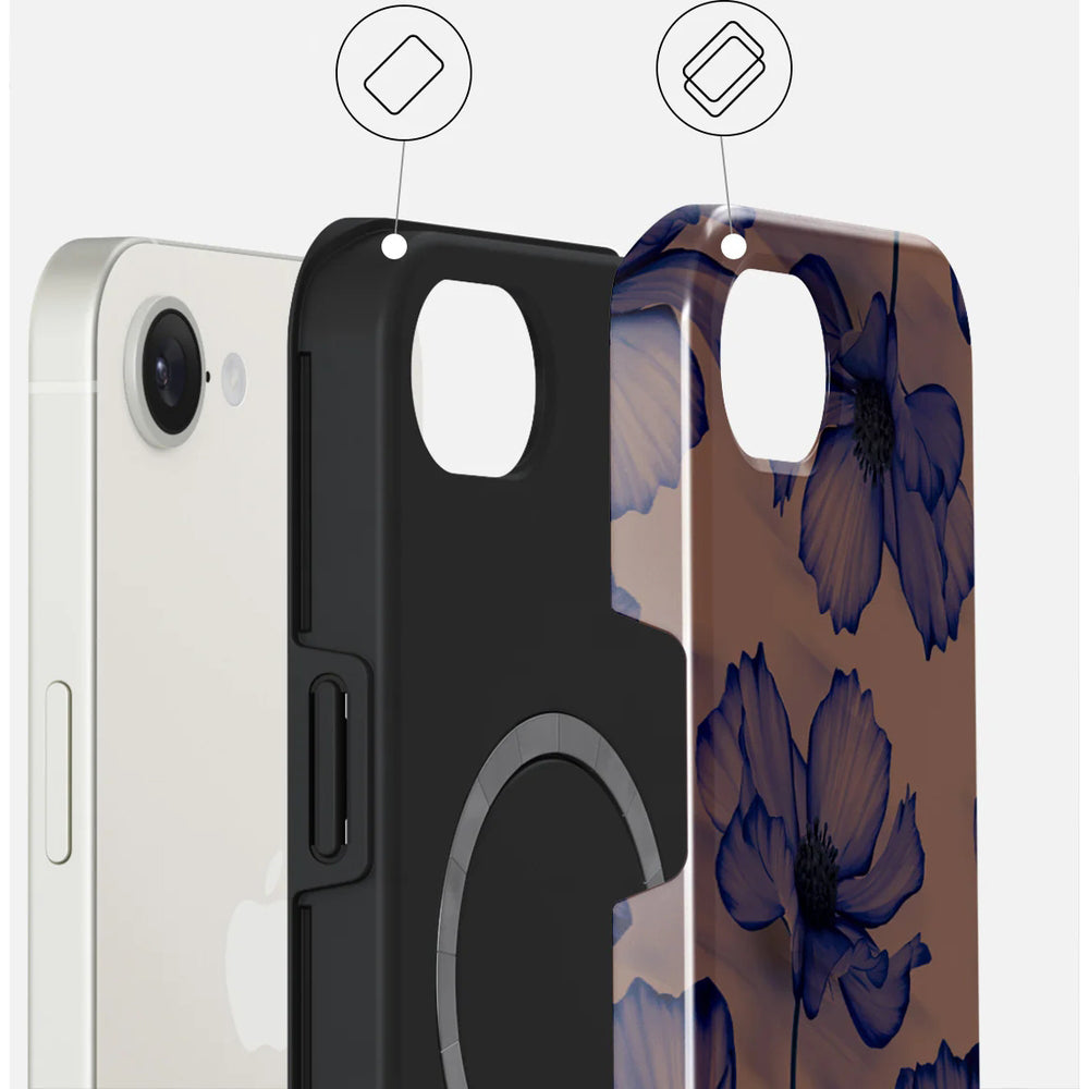 Handyhülle für iPhone 17e, Burga Tough Magnetic, Velvet Night