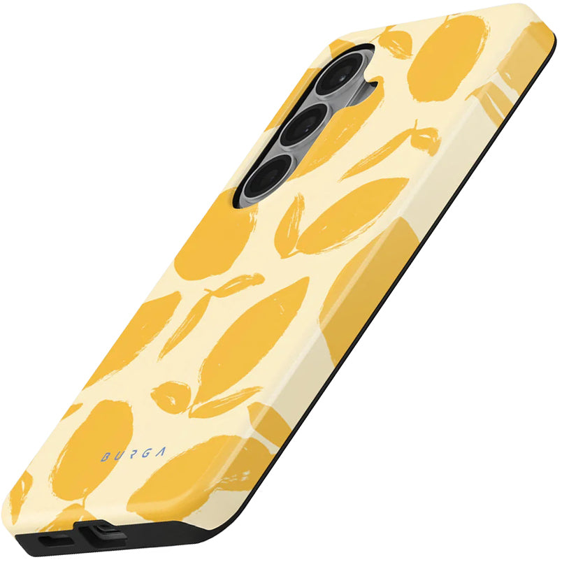 Handyhülle für Galaxy S26, Burga Tough Magnetic, Lemon Tart