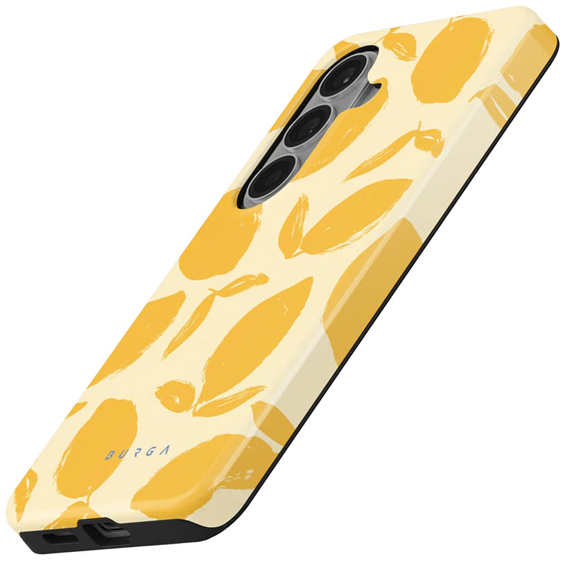 Handyhülle für Galaxy S26 Plus, Burga Tough Magnetic, Lemon Tart