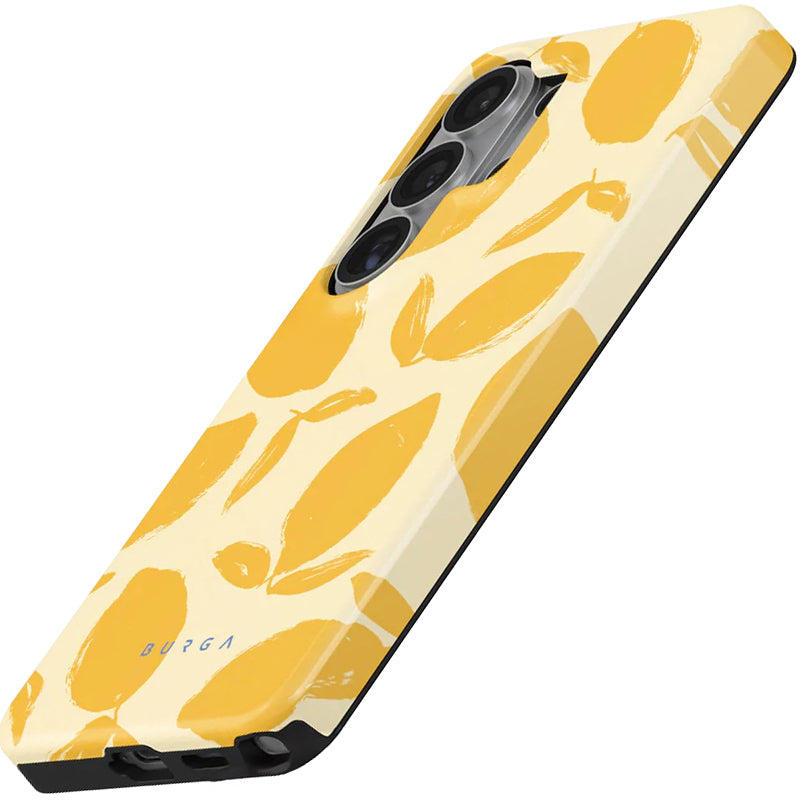 Handyhülle für Galaxy S26 Ultra, Burga Tough Magnetic, Lemon Tart