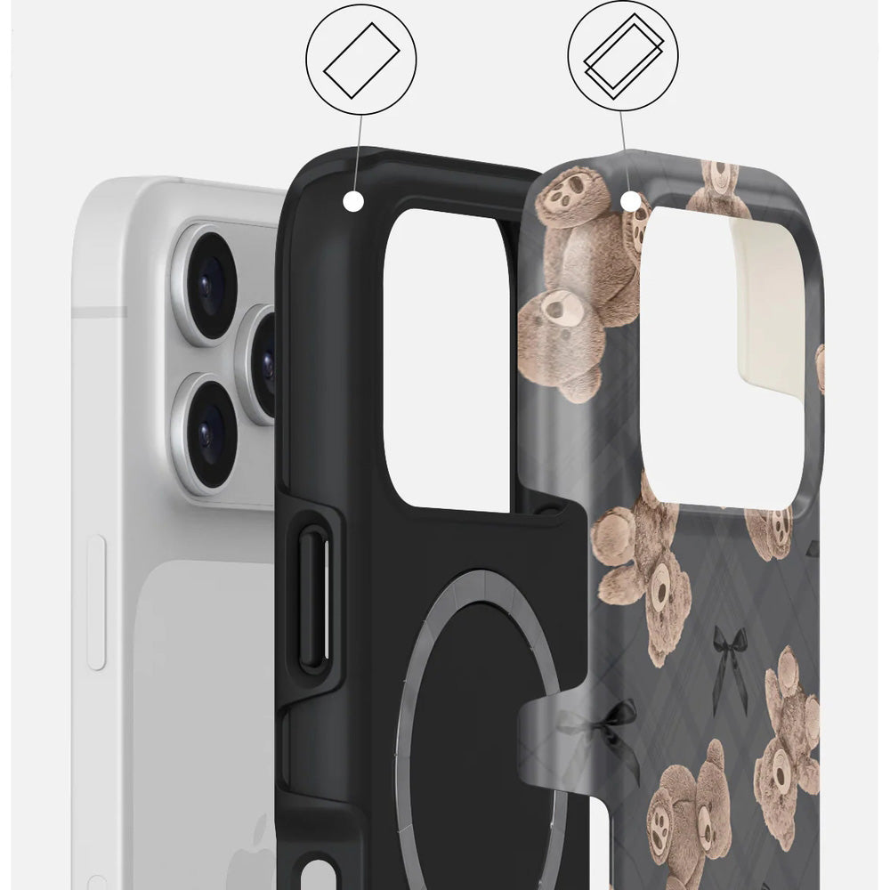 Handyhülle für iPhone 17 Pro, Burga Tough Magnetic, BFF