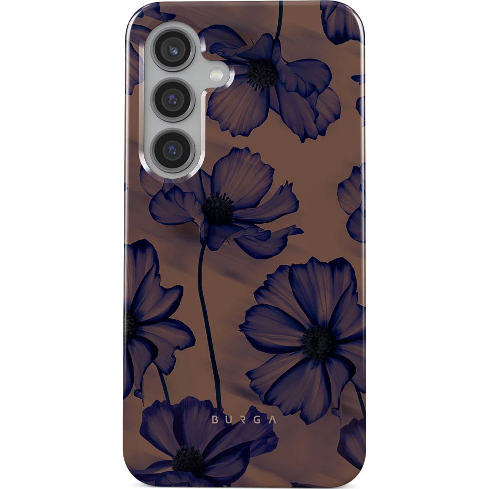 Schutzhülle für Galaxy S24, Burga Velvet Night Tough, Braun und marineblau
