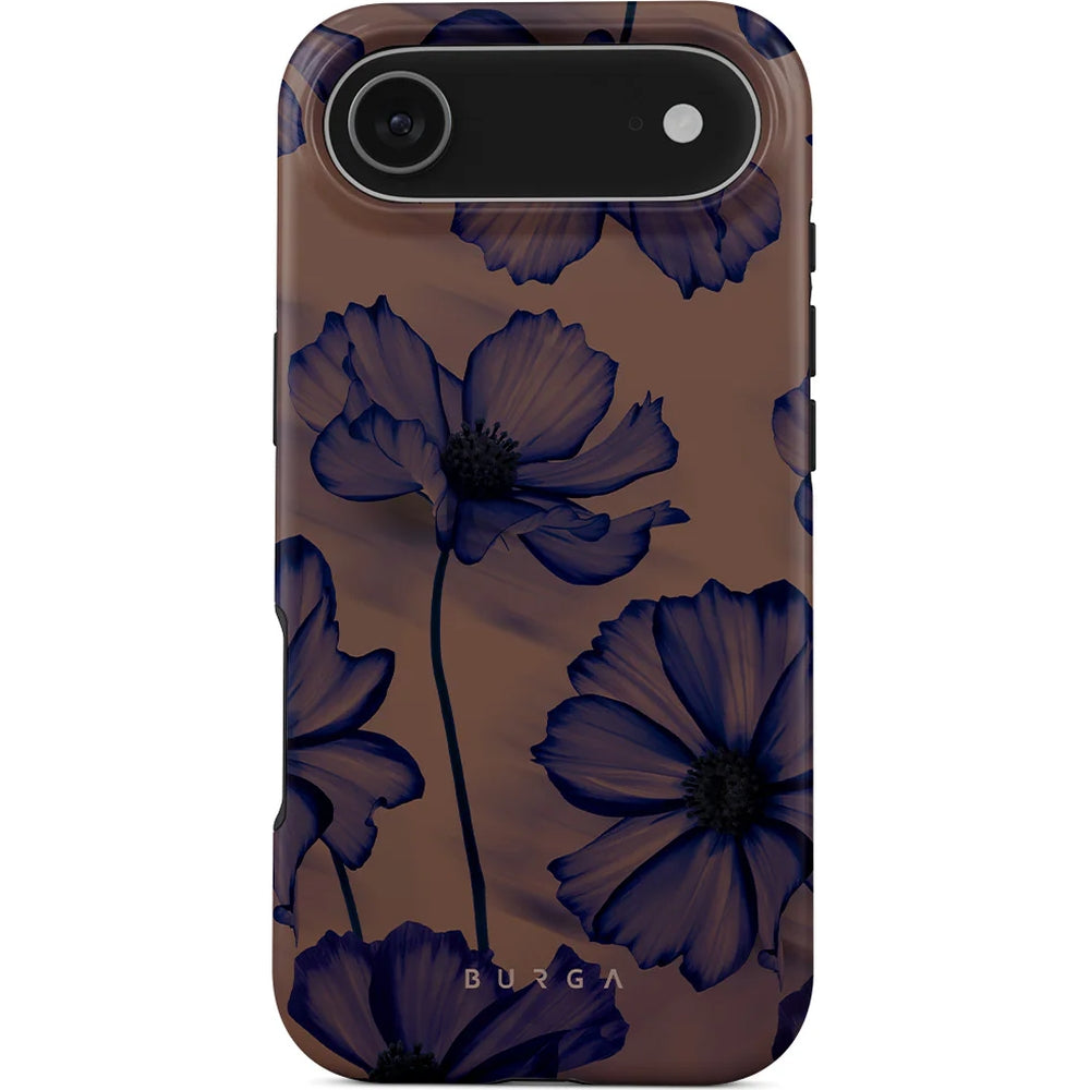 Handyhülle für iPhone Air, Burga Velvet Night Tough Magnetic, Braun und marineblau