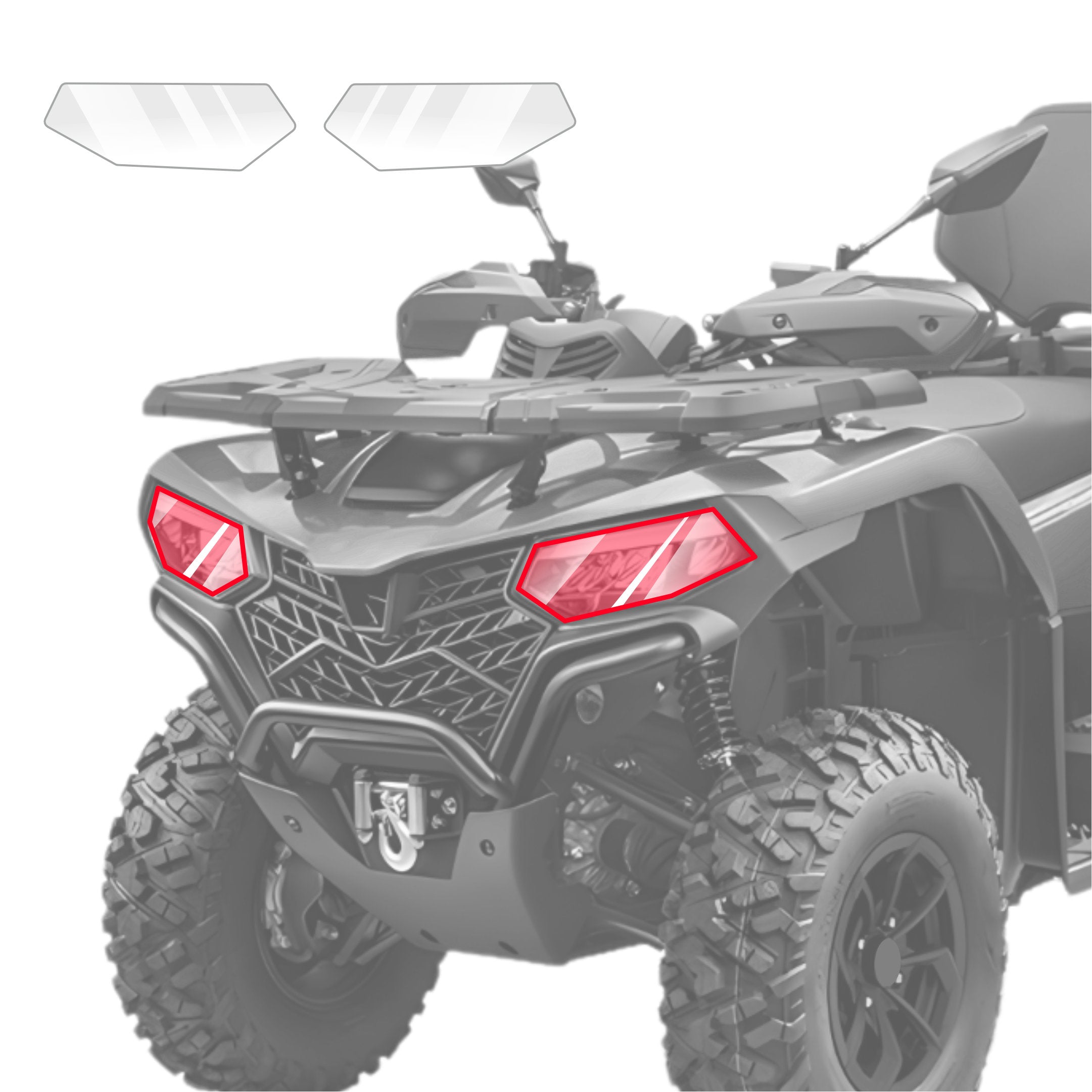 2in1 Schutzfolie Grizz Protector - CFMOTO CFORCE 520L (2025-2026)
