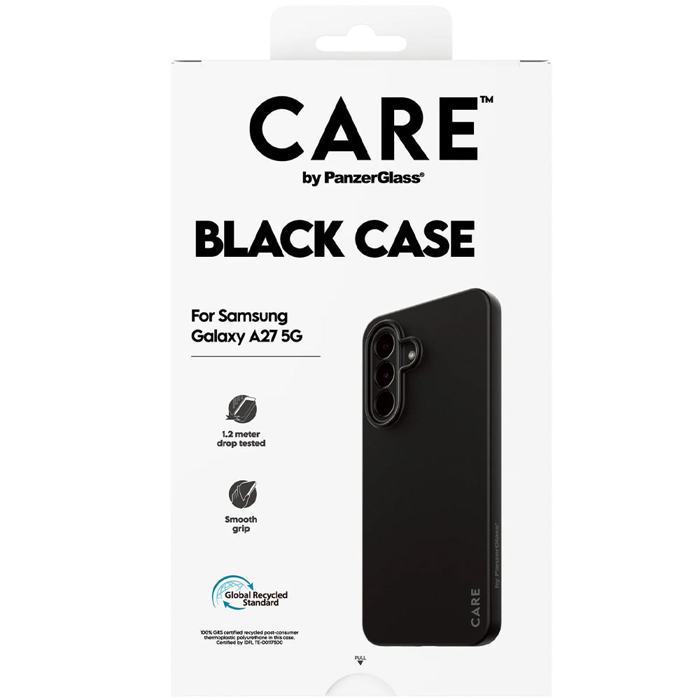 Handyhülle für Galaxy A27 5G, CARE by PanzerGlass TPU Case, Schwarz