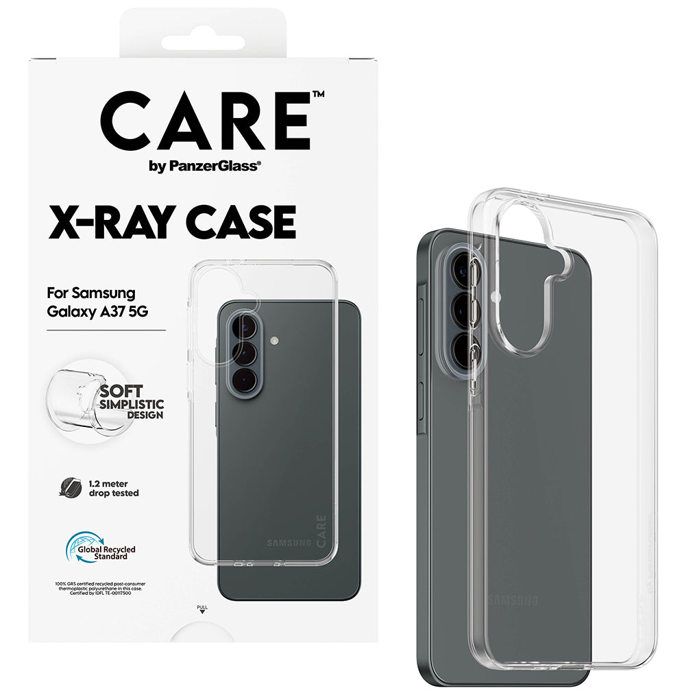 Handyhülle für Galaxy A37 5G, CARE by PanzerGlass X-Ray, Transparent