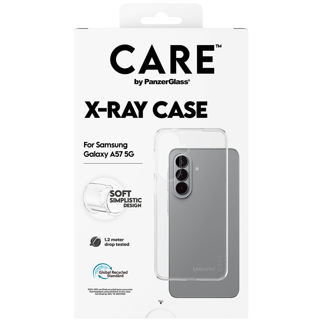 Handyhülle für Galaxy A57 5G, CARE by PanzerGlass X-Ray, Transparent