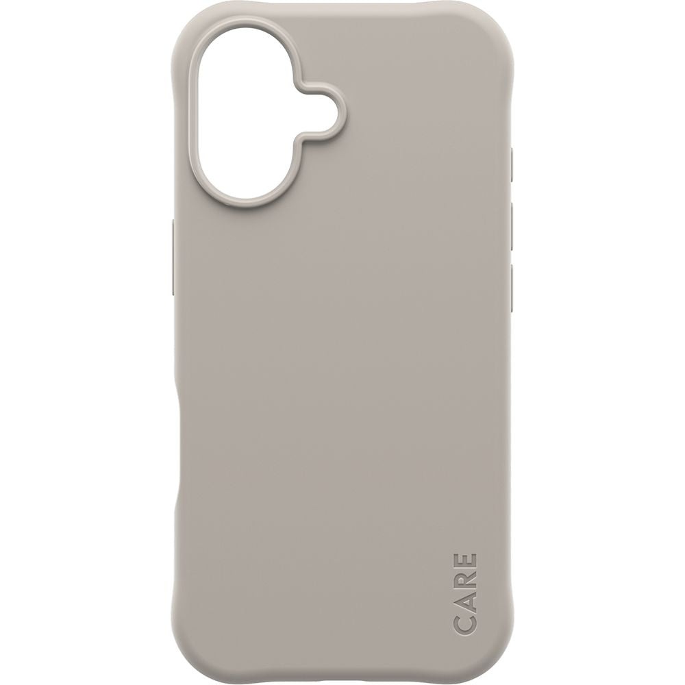 Handyhülle für iPhone 17, CARE by PanzerGlass Fashionable Samba MagSafe, Grau