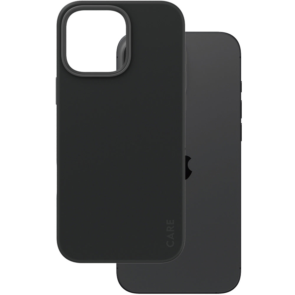 Handyhülle für iPhone 16 Pro Max, Care by PanzerGlass Fearlessly Fashionable Case mit MagSafe, Schwarz