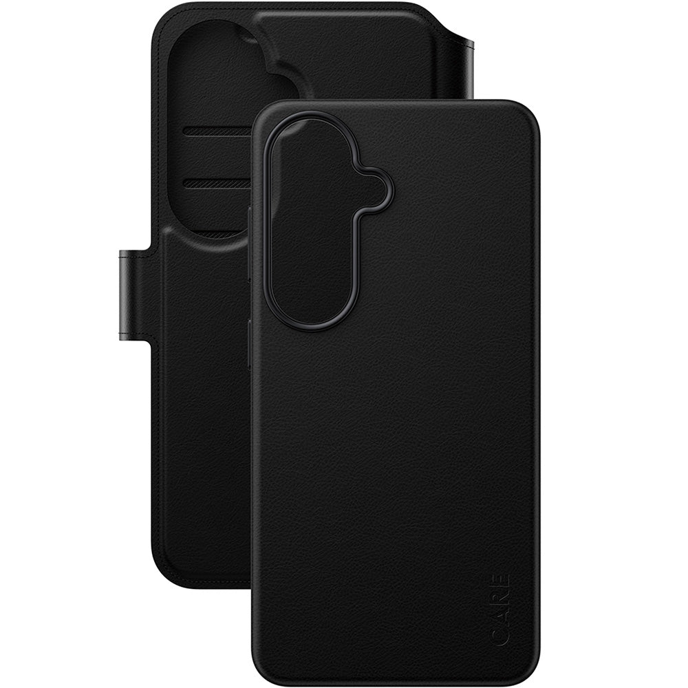 Handyhülle für Galaxy S26, CARE by PanzerGlass Tango 2in1 Wallet mit MagSafe, Schwarz