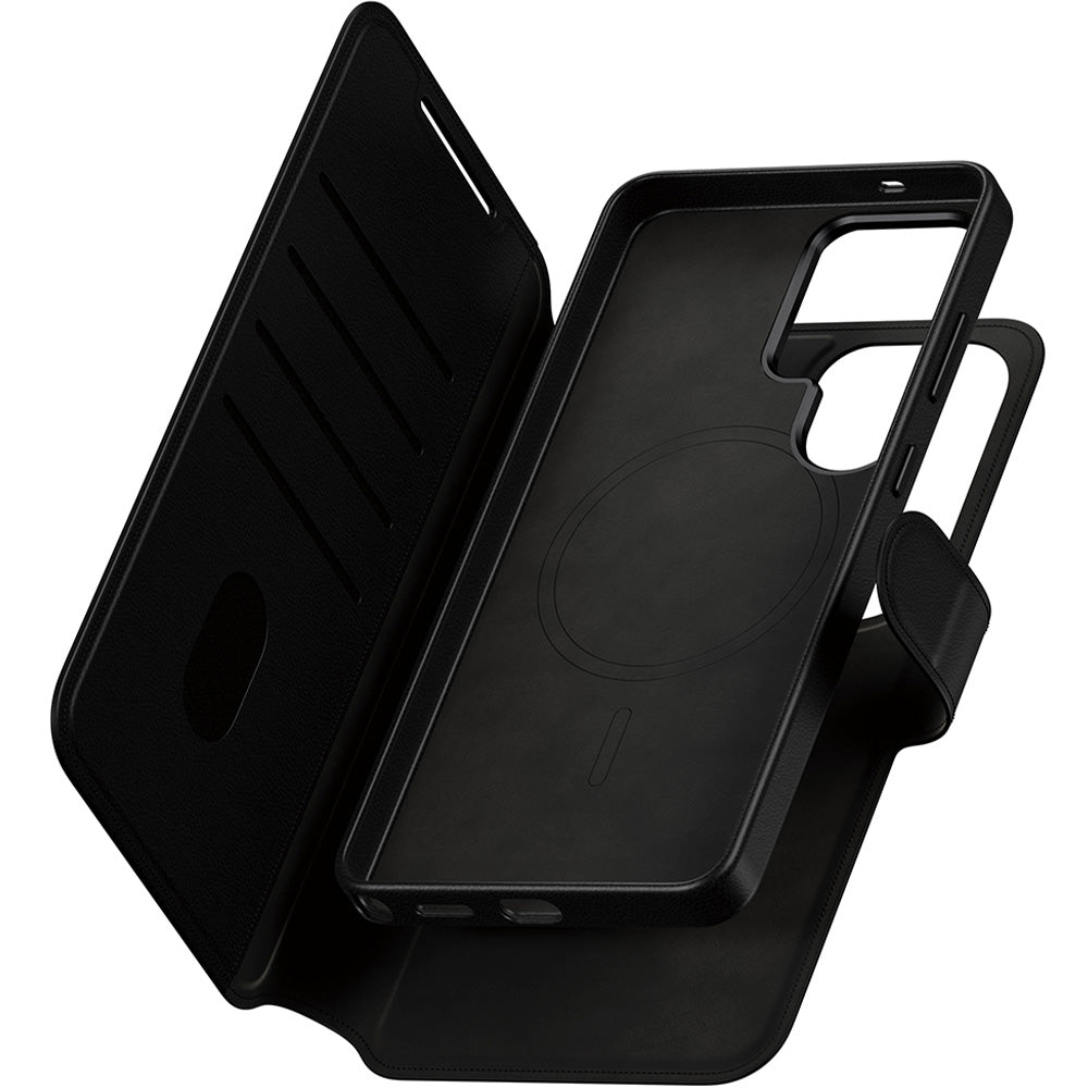 Handyhülle für Galaxy S26 Ultra, CARE by PanzerGlass Tango 2in1 Wallet mit MagSafe, Schwarz