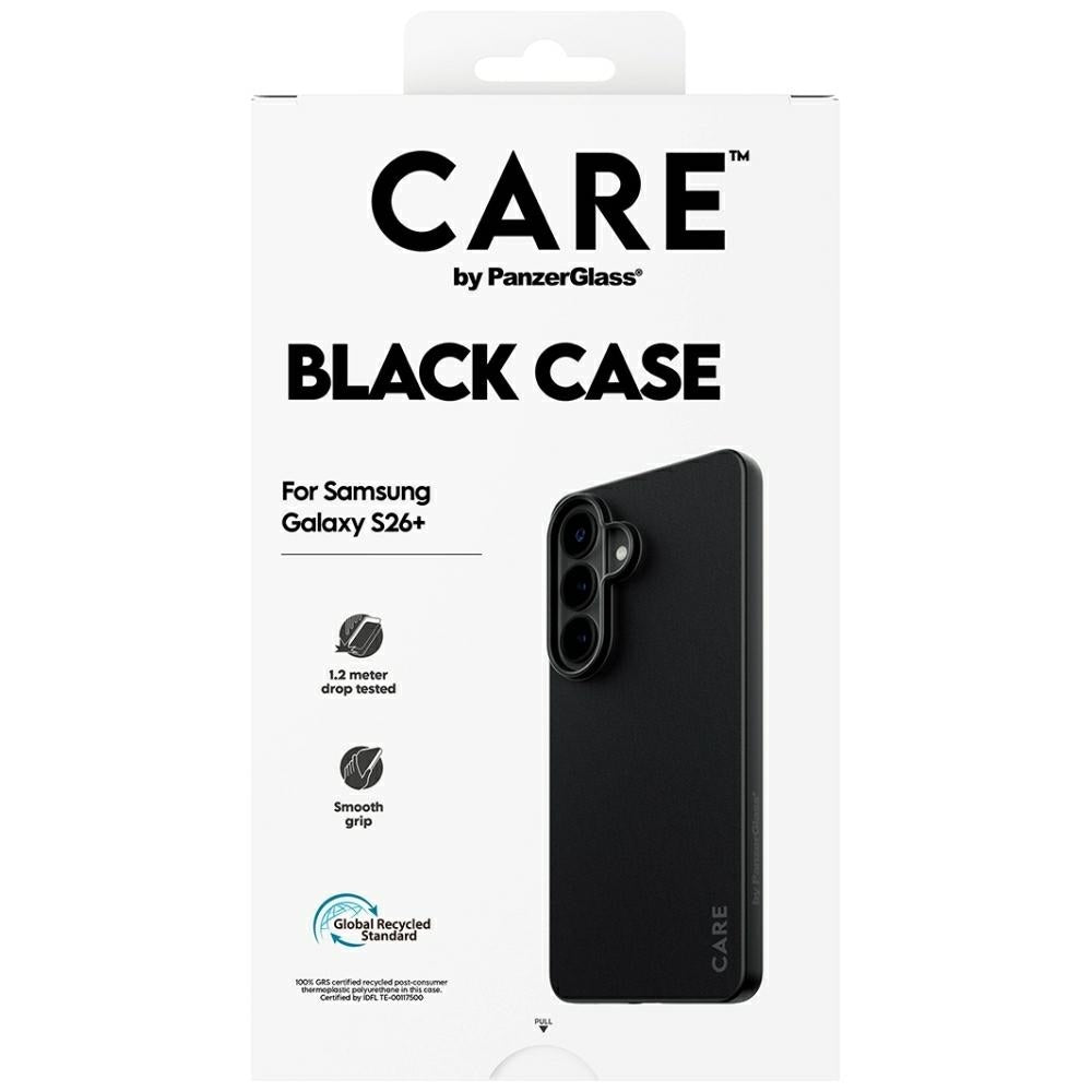 Handyhülle für Galaxy S26 Plus, CARE by PanzerGlass TPU Case, Schwarz