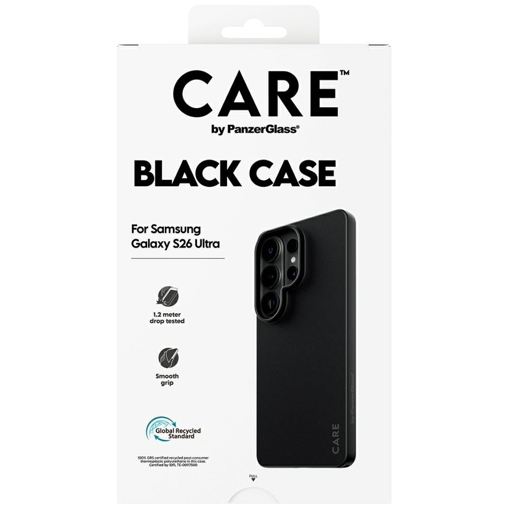 Handyhülle für Galaxy S26 Ultra, CARE by PanzerGlass TPU Case, Schwarz