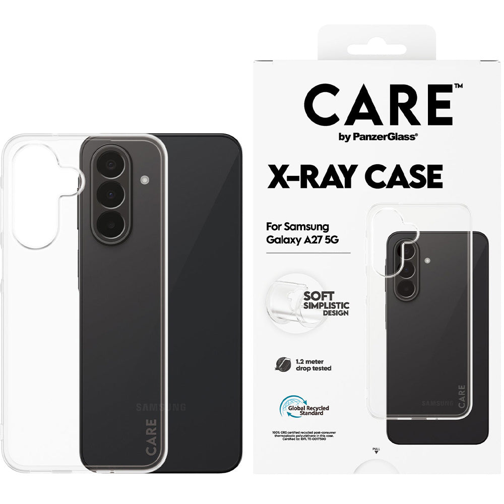 Handyhülle für Galaxy A27 5G, CARE by PanzerGlass X-Ray, Transparent
