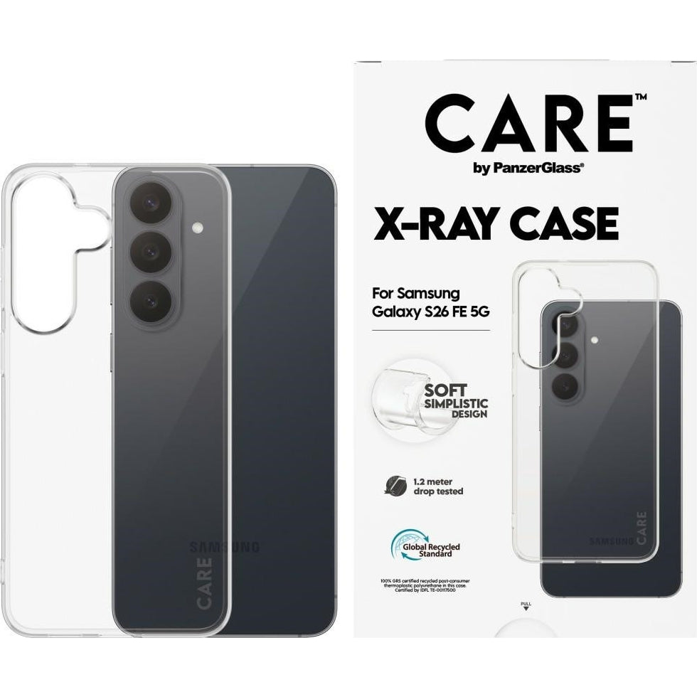 Handyhülle für Galaxy S26 FE, CARE by PanzerGlass X-Ray, Transparent (1/5)
