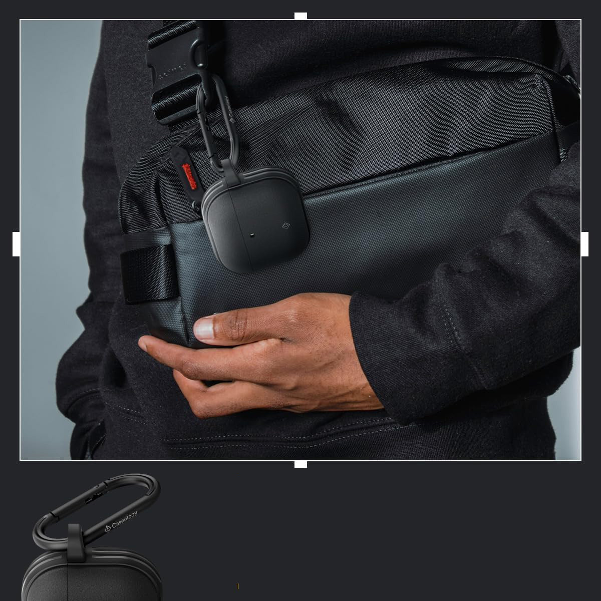 Schutzhülle für AirPods 5 / 4, Spigen Caseology Vault, Schwarz