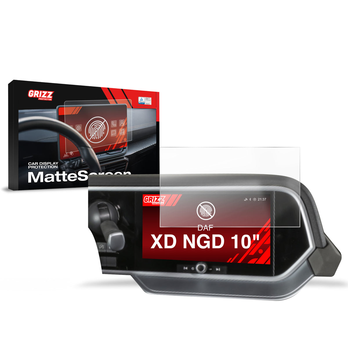 Matte Autodisplayfolie für DAF XD NGD, Grizz Protector