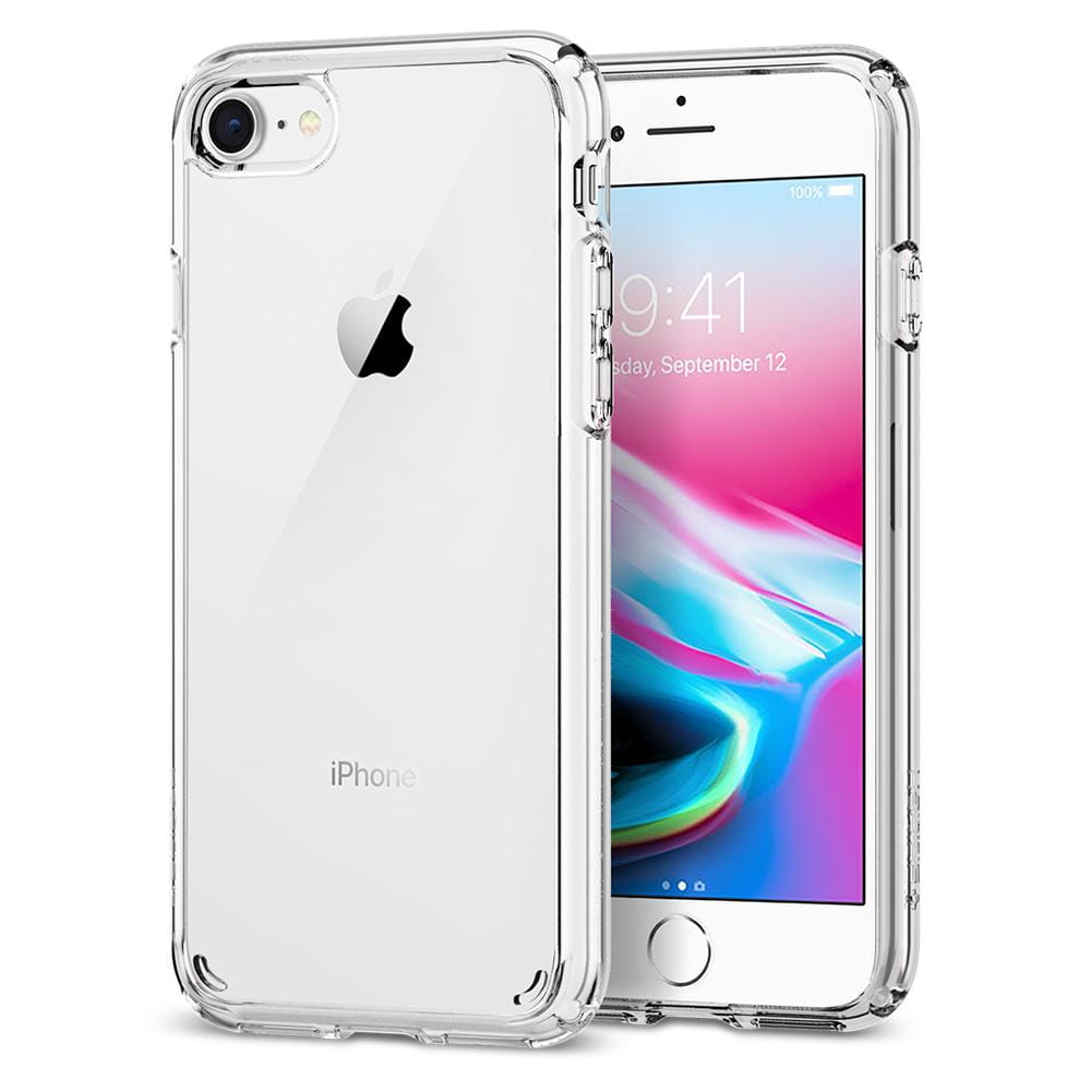 Schutzhülle Spigen Ultra Hybrid 2 für iPhone SE 2022/2020 8/7 transparent
