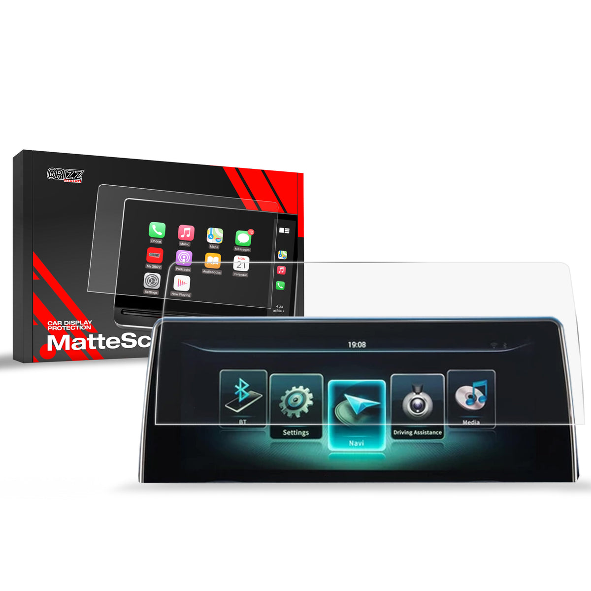 Matte Autodisplayfolie für Seres 3 10,25" (2024-2026), Grizz Protector