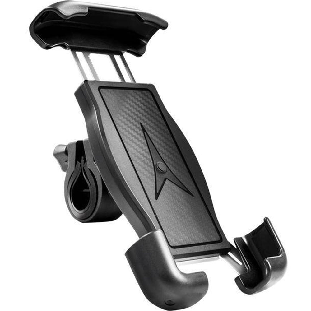 Fahrrad-/Motorradhalterung für Handy am Lenker, Crong Bikeclip Enduro, Schwarz