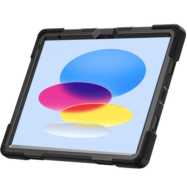 Hülle mit Schulterriemen für iPad Air 11'' A16 2025 / 10.9 2022, Crong Defender Plus, schwarz