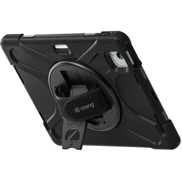 Hülle gepanzert für iPad Air 11" / 10.9" 2020-2026 / Pro 11" 2018-2022, Crong Defender Plus, schwarz