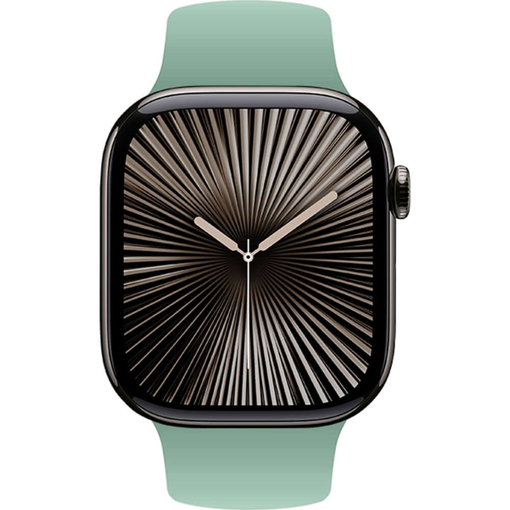 Armband für Apple Watch 38/40/41/42 mm, Crong Sport Liquid Band, Salbei